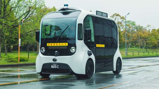 Электрический микроавтобус Toyota e-Palette укомплектовали резиной Dunlop